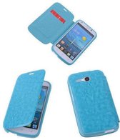 Bestcases Turquoise Huawei Ascend Y600 TPU Book Case Cover Motief