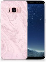 Samsung Galaxy S8 TPU Hoesje Marble Pink