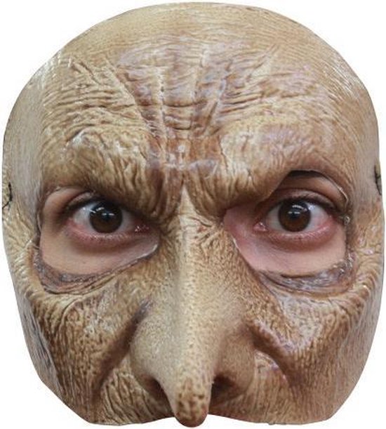 Postbode Samenwerking bad Halloween Vampier masker half gezicht | bol.com