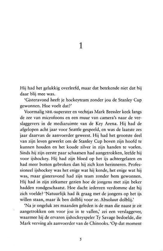 Pagina met tekst, Nederlandse roman.