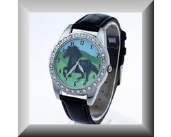 Elegant horloge met Fries paard