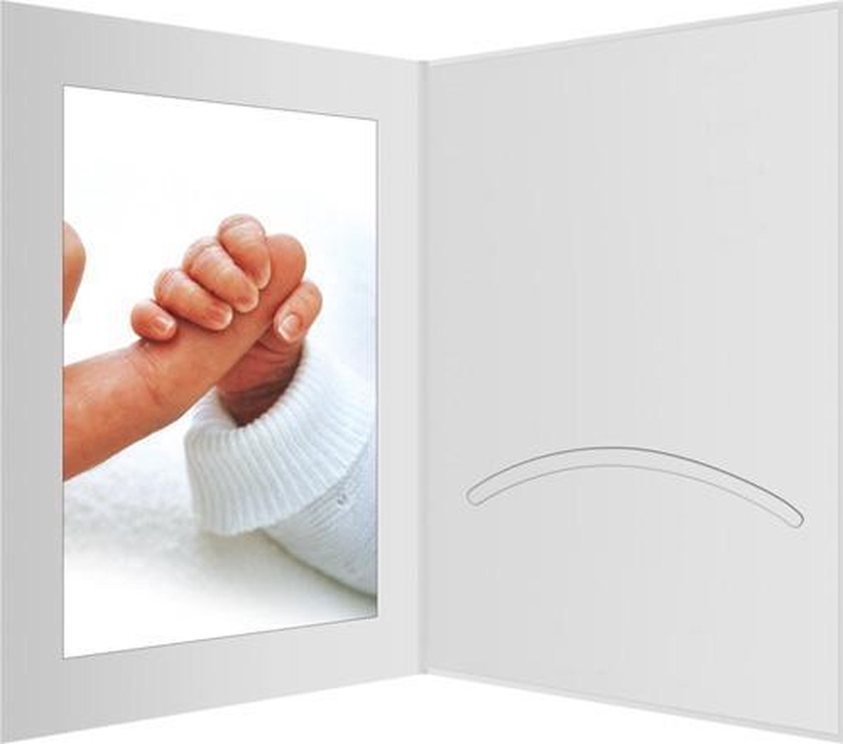 1x100 Daiber Portretmappen m. Passepartout 15x20 wit Mat