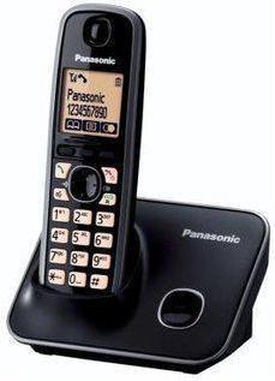Panasonic KX-TG6611 - Single DECT telefoon - Zwart | bol.com