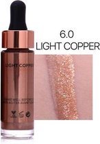 Highlighter Met Shimmer Glitter Effect - Color 6.0 Light Copper