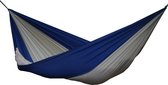 Parachute Hangmat Dubbel - Beige/Marine blauw