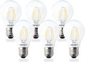 Groenovatie LED Filament Lamp - 6W - 106x60 mm - Dimbaar - 6-Pack - Warm Wit