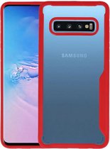 Rood Focus Transparant Hard Cases Samsung Galaxy S10