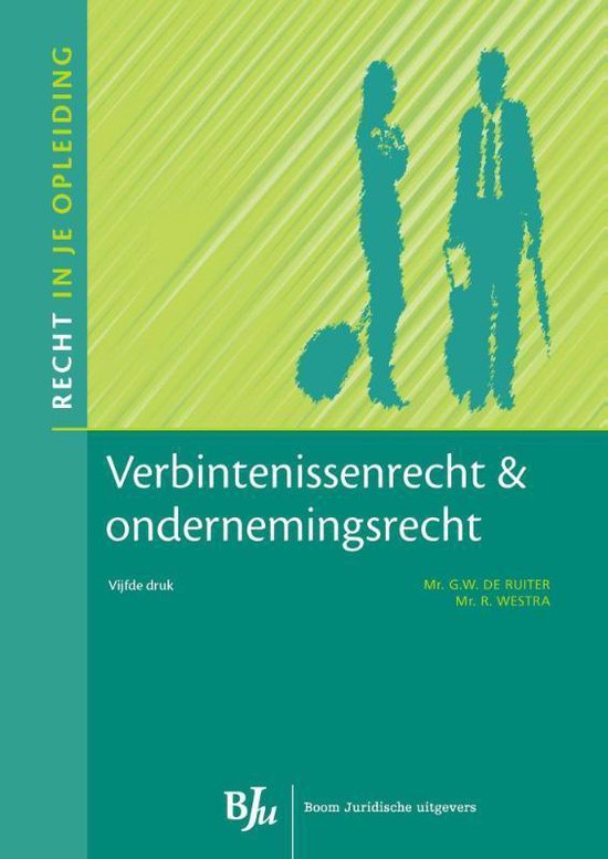 Recht in je opleiding - Verbintenissenrecht & ondernemingsre ... - cover