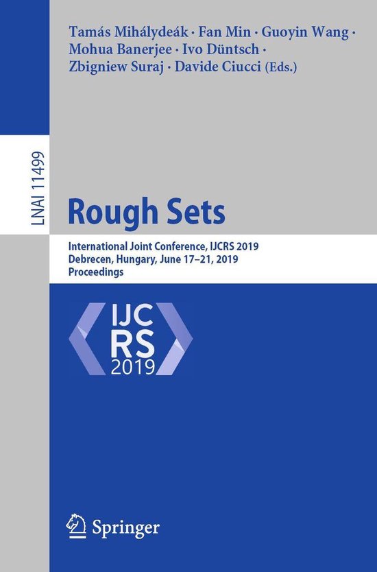 Springer Nature Proceedings Computer Science - Rough Sets - cover