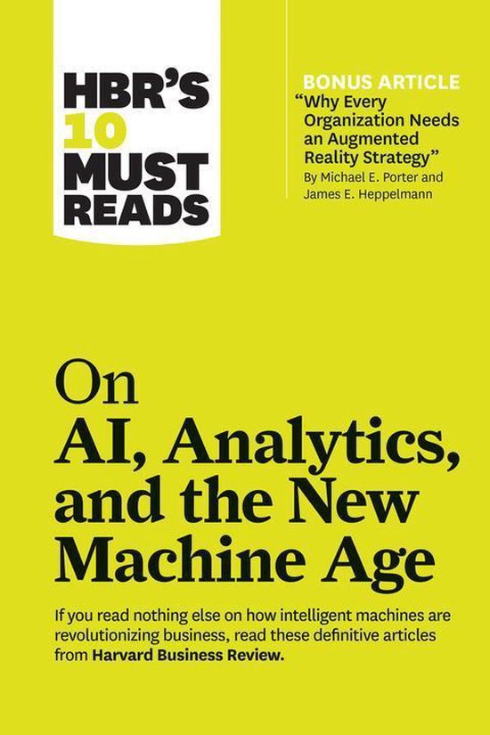 HBR's 10 Must Reads - HBR's 10 Must Reads on AI, Analytics,  ... - cover