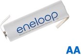 1 Stuk - Eneloop Batterij AA HR6 R6 met Z-soldeerlipjes