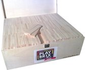 PlayBrix bouwplankjes 1000st in kist