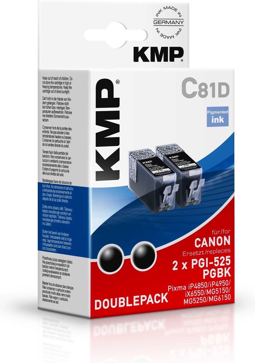 KMP C81D inktcartridge Multipack 2 stuk(s)