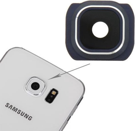 Samsung Galaxy S6 camera lens cover glas Blauw reparatie onderdeel | bol.com