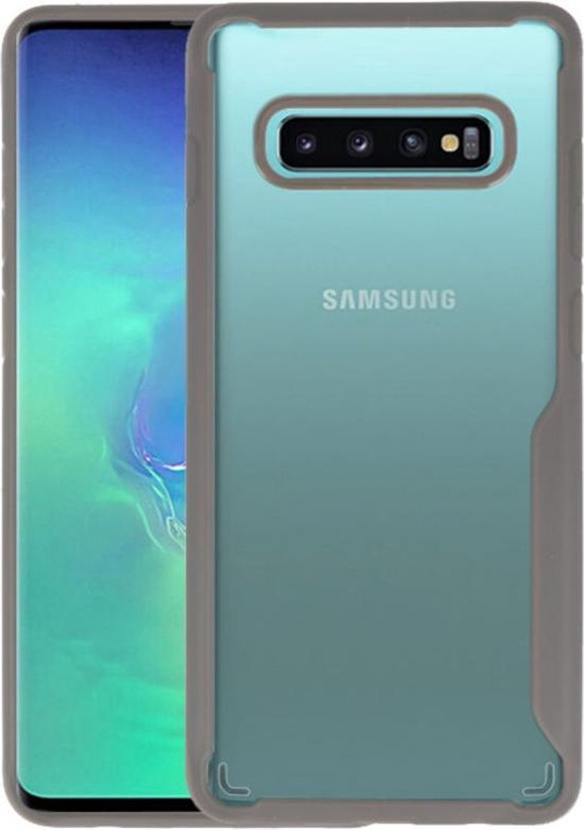 Grijs Focus Transparant Hard Cases voor Samsung Galaxy S10 Plus