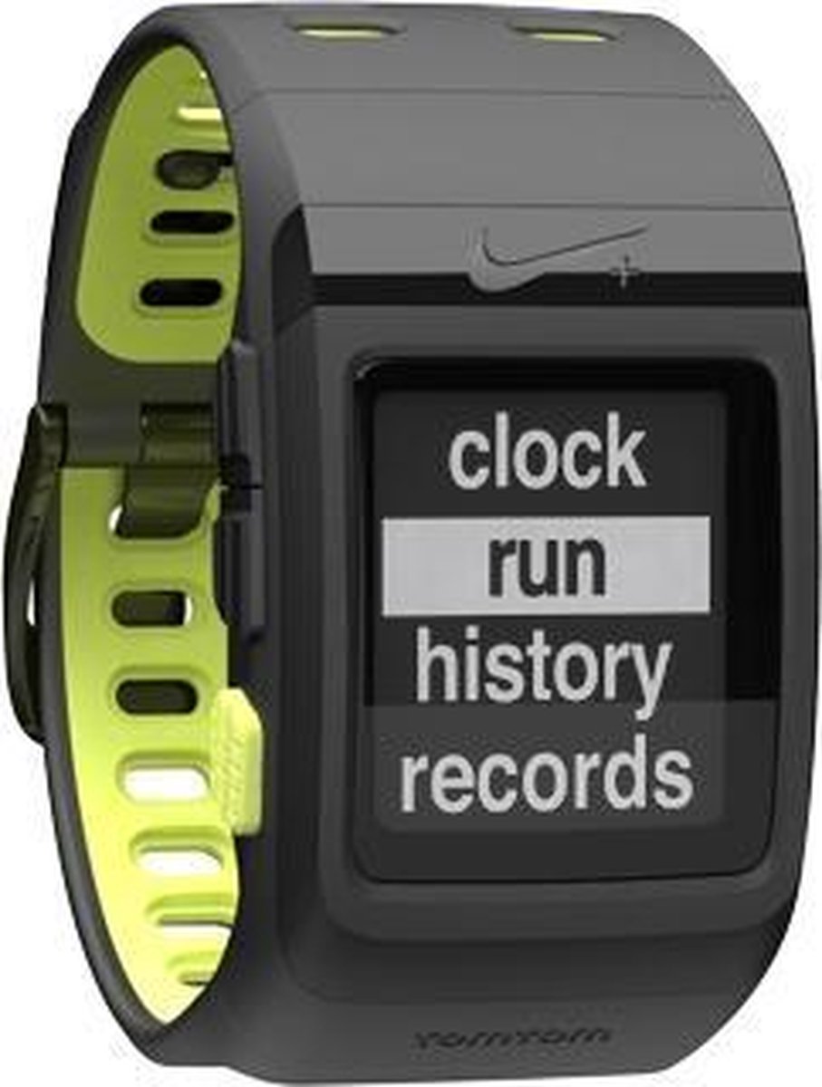 Nike+ Sportwatch GPS - Zwart/Geel | bol.com