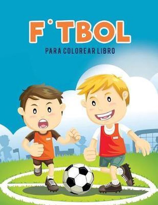 F˙tbol para colorear Libro - cover