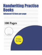 Handwriting Practise Books (Advanced 13 lines per page)