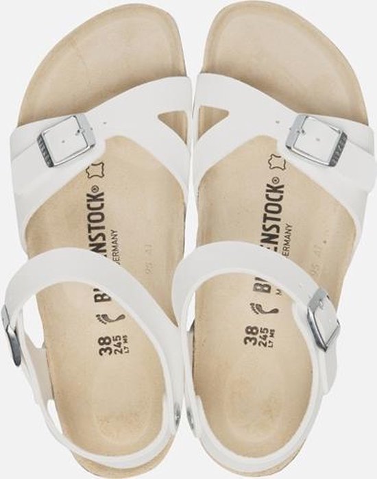 Birkenstock Mayari wit patent narrow slippers dames (1005281) -  outletsportschoenen.nl