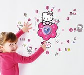 Hello Kitty Tick Tock Clock - Sticker - Multi