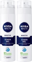 Nivea Men Scheergel Sensitive - 2 x 200 ml