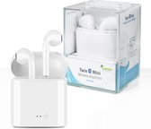 LEICKE Twin Mini Bluetooth-hoofdtelefoon en -headset | inclusief dockingstation | Smartphone compatibel voor Android en iOS | tot 4 uur looptijd