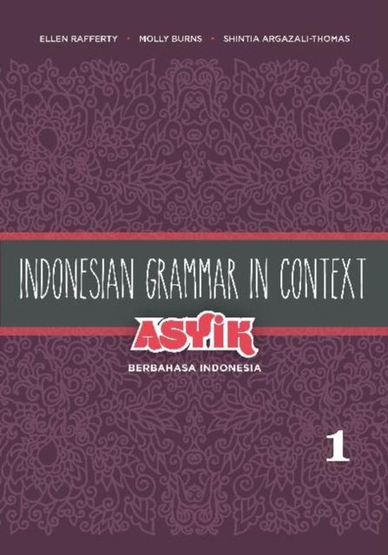 Indonesian Grammar in Context - cover