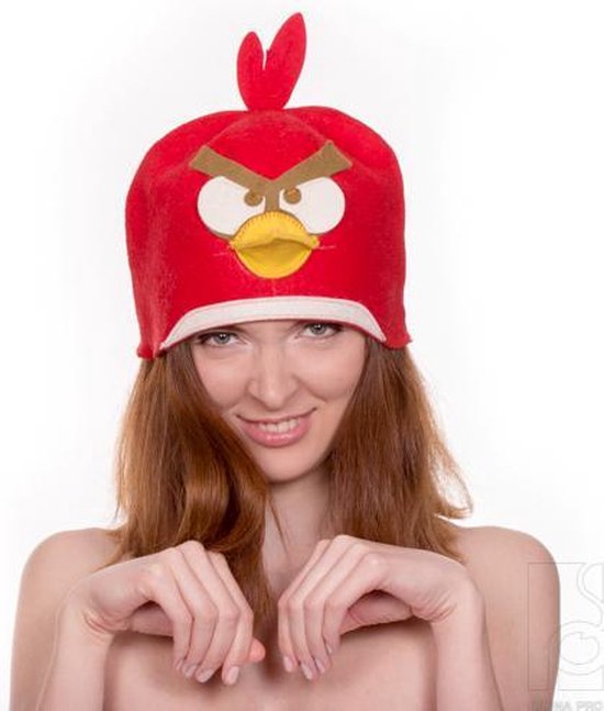 chapeau de sauna "Angry bird" feutre de laine A-162 chapeau de feutre de  sauna | bol.com