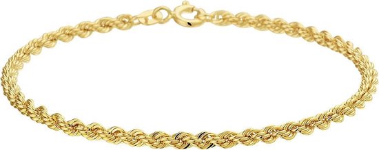 vonk Michelangelo Antagonisme The Jewelry Collection Armband Koord 2,7 mm - Goud | bol.com