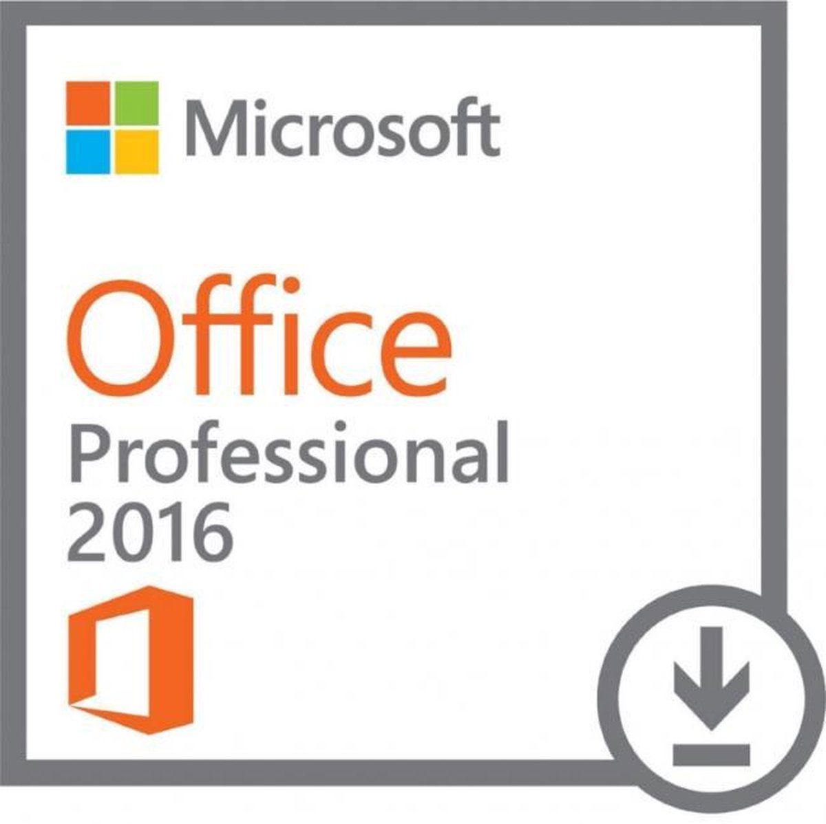 Microsoft Office Professional 2016 Nederlands / Frans / Engels
