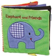 Elephant and Friends Happy Colors A Soft and Fuzzy Book for Baby Friends Cloth Books