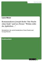 Romananalysen: Joseph Roths 'Die Flucht ohne Ende' und Leo Perutz' 'Wohin rollst du, Äpfelchen...'