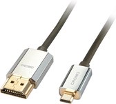 Lindy HDMI/micro HDMI, 4.5m HDMI Type A (Standard) HDMI Type D (Micro) Zwart HDMI kabel