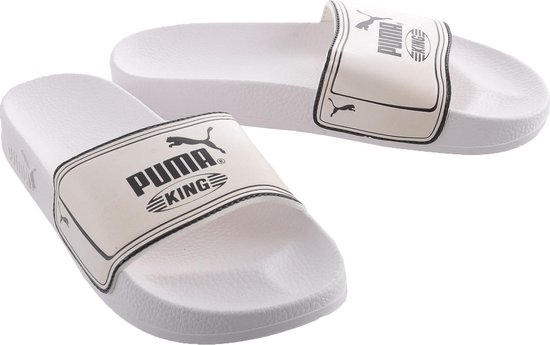 Puma King Top Slide - Slippers - Unisex - Maat 39 - Wit | bol.com