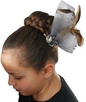Jessidress Feestelijke haarclip met strass - Grijs