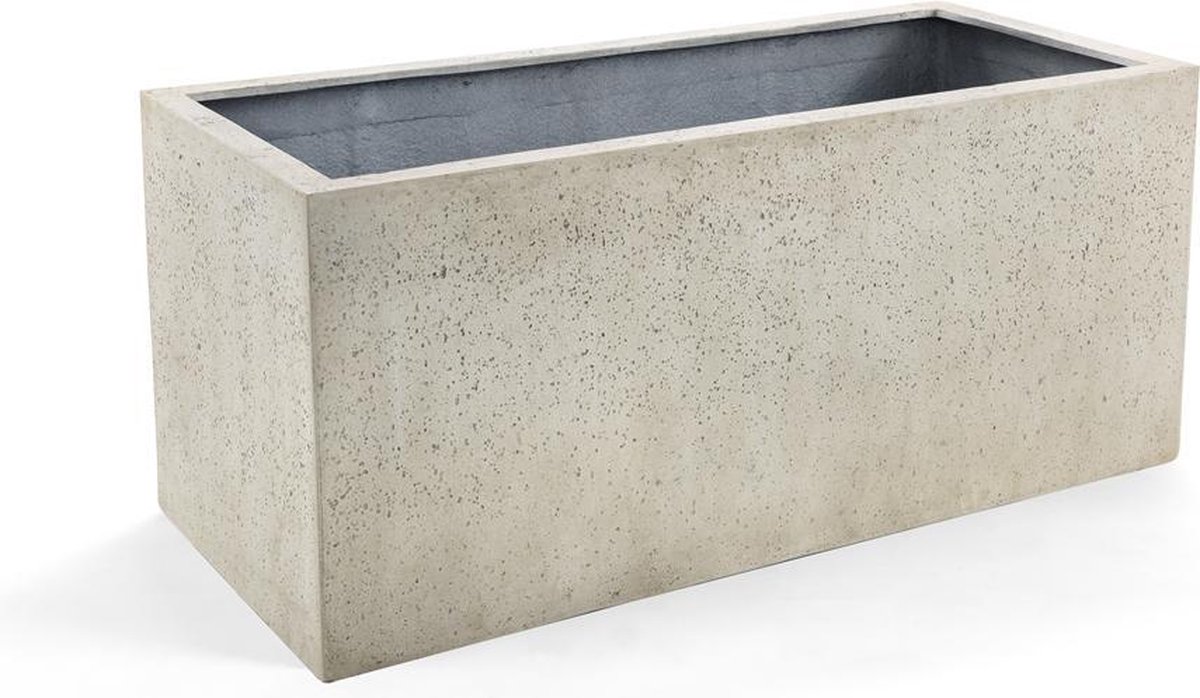 Grigio plantenbak Box XS antiek wit betonlook
