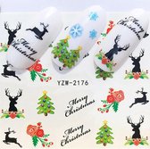 Kerst Nagelstickers - Kerstmis Nagel Stickers  - Christmas Nail Art - Nagel Decoratie - Nagelversiering - Nageldecoratie - 3D Nail Vinyls - French Manicure Stickers - Merry Christm