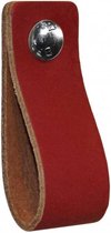 NiiNiiX Leren handgreep Ruby rood - 3 - Maat XL 3,0 x 21 cm