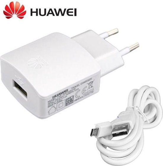 Oplader Huawei P10 Lite + MicroUSB datakabel (LET OP: geen USB-C kabel!) |  bol.com
