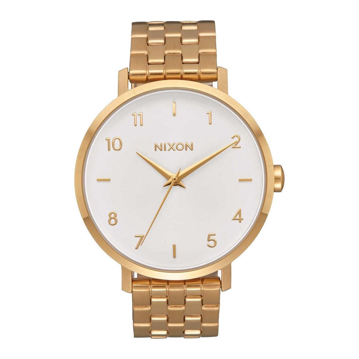 Nixon Arrow All Gold-White Horloge - Goudkleurig