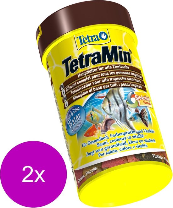 Tetra Tetramin Bio Active - 2 St à 100 ml - Visvoer - Tetra