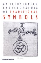 Boekomslag met de titel "An Illustrated Encyclopaedia of Traditional Symbols" door J.C. Cooper.