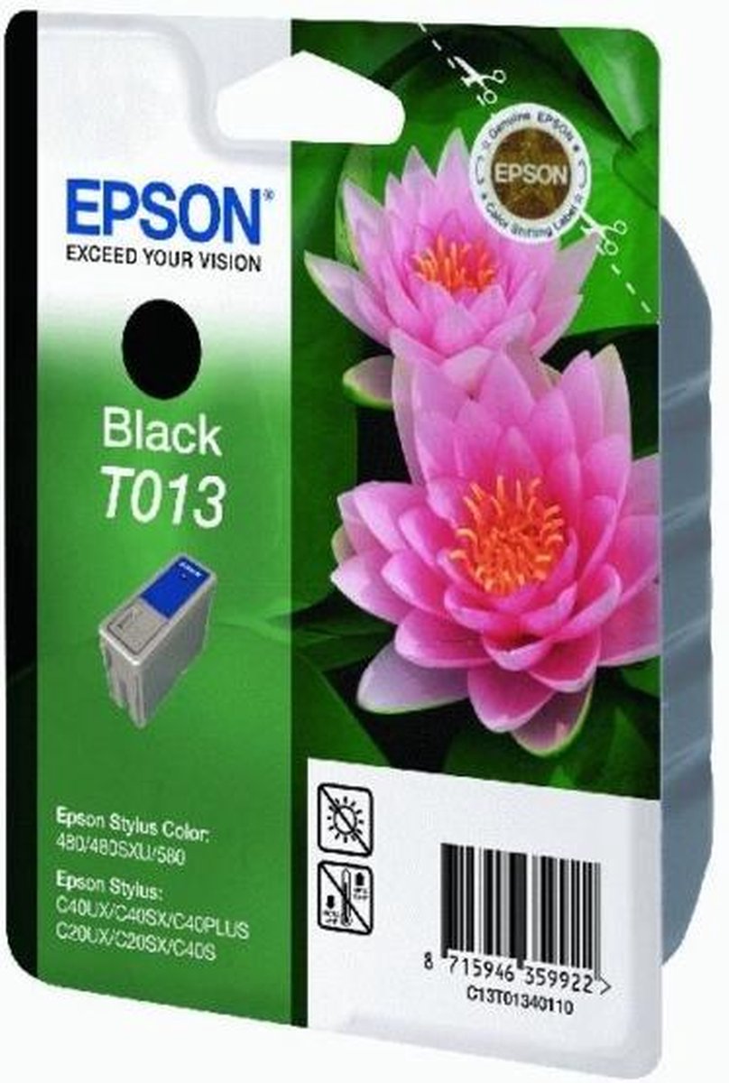 Epson T013 - Inktpatroon / Zwart