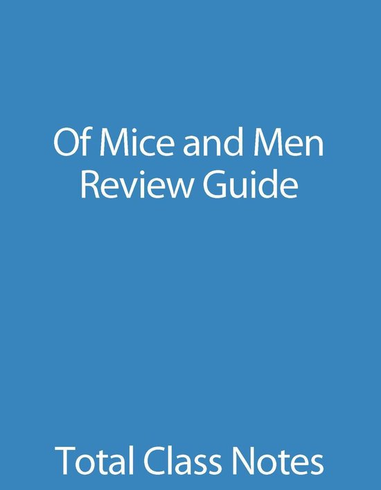 Of Mice and Men: Review Guide - cover