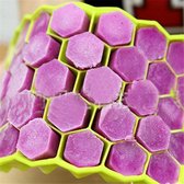 Moule à glace en nid d'abeille en silicone | 37 glaçons