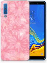 Geschikt voor Samsung Galaxy A7 (2018) TPU Hoesje Spring Flowers