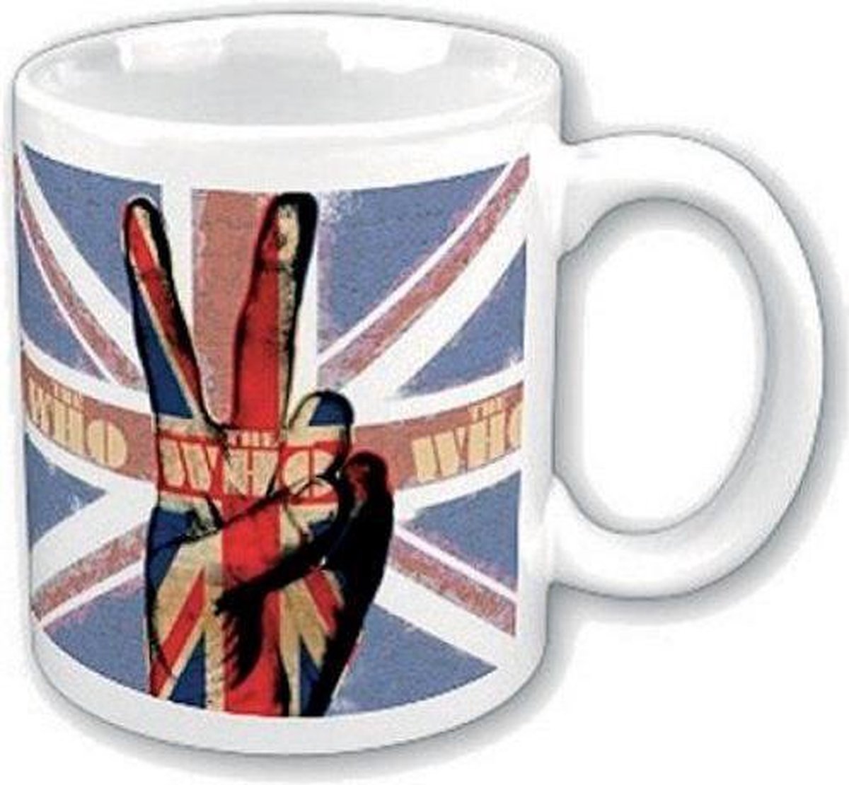 The Who - "Peace Fingers" Boxed Mug Mok/Beker