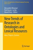 Theory and Applications of Natural Language Processing - New Trends of Research in Ontologies and Lexical Resources