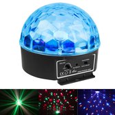 Discolamp - Beamz Mini Star discobal lichteffect met 5 LED's - Plug-and-play!