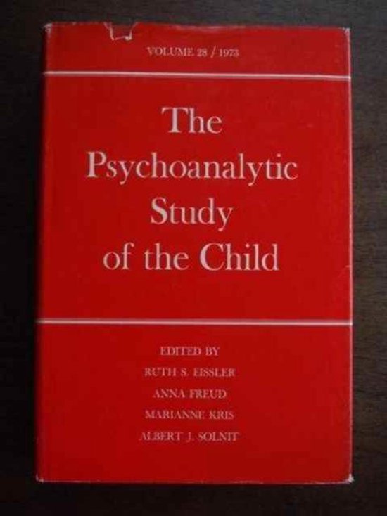 The Psychoanalytic Study of the Child - cover